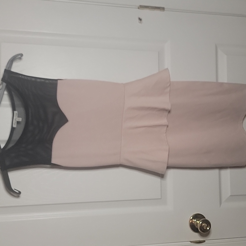 Charlotte Russe XS Elegant Sleeveless Pink Peplum Dress